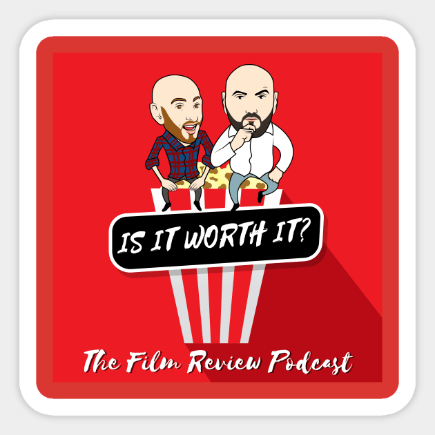 IS IT WORTH IT LOGO DESIGN Sticker by IS IT WORTH IT THE FILM REVIEW PODCAST